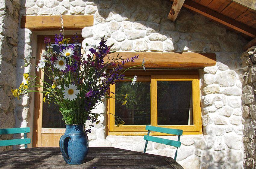 La terrasse du gîte